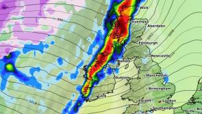 IRELAND WEATHER: Wintry showers and stormy weather in Met Eireann weather forecast for Ireland for the coming week