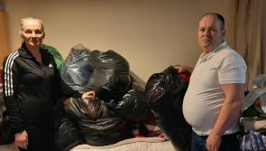 Ballybofey couple have converted two rooms to store goods for Ukraine appeal