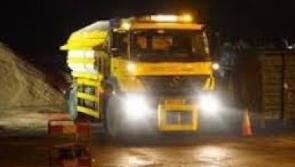 Donegal roads being gritted this morning