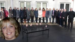Friends carry out  Sharon's wish by unveiling memorial bench 