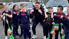 Knockout Tuesday with Jason Quigley at St Bernadette’s Special School
