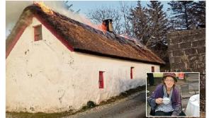 Fire destroys historic thatched cottage outside Glenties
