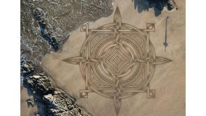 Stunning sand art appears on Fintra beach Killybegs

