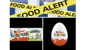 Recall of some Ferrero Kinder Surprise chocolate products due to a link with a food poisoning