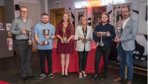 Winning show celebrations at Balor Gala Evening in Ballybofey


