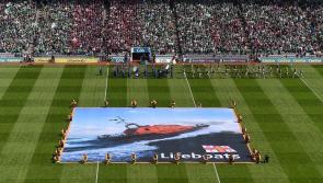 Bundoran RNLI lads arrive in Croke Park without hurl or sliother