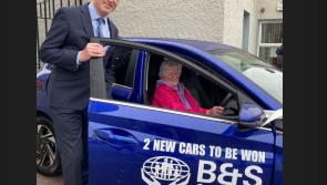 New car for lucky Castlefinn lady

