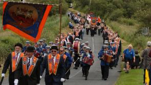 Picture Special: Today's Orange Order march in Rossnowlagh 