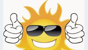Finner and Malin weather stations recorded 22 and 18 degrees yesterday