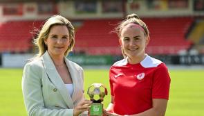 Watch: Emma Doherty wins Women's National League Player of the Month award