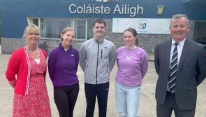 Three students get maximum Leaving Certificate points at Coláiste Ailigh 