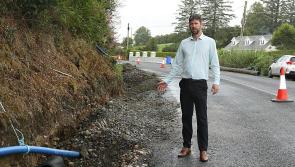 Workers on site after road at Glenswilly floods again