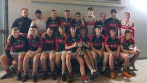 Carndonagh singing in the rain after victory over MacCumhaill's in U-17B final