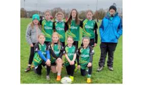 Finn Valley U-12 Girls at the top of their game in Ballymena Rugby Blitz