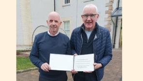 Mickey Moran makes journey to Creeslough to present book of condolence