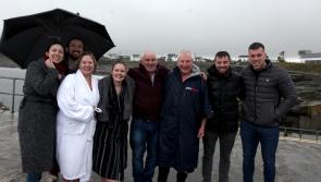 Gallery:  Swimmers brave the cold and rain for Creevy Christmas Day swim