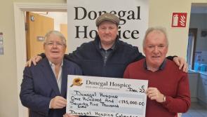 Brendan 'Tiny' Vaughan has raised €175,000 for the Donegal Hospice