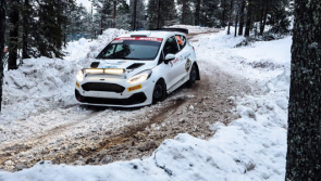 First snow rally for Eamonn Kelly in Lapland