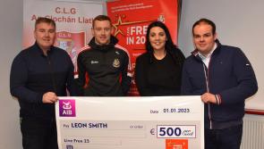Galway winner of Dungloe GAA ‘Live Free for 2023’ donates €500 back to club