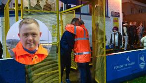 Ollie Horgan with huge embrace to Tommy Dullaghan as Ronan Roddy is remembered 
