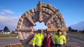 Artist laments the loss of old structures on the new Mountcharles-Inver road 