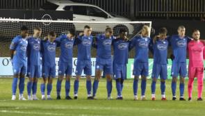 Watch: Finn Park falls silent to remember Kieran McGrath and Liam Haughey