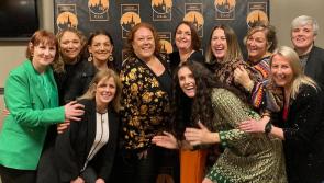 St Eunan's celebrate reunion of their decorated ladies teams on awards night