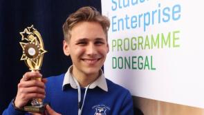 Errigal College Letterkenny's Matthias Uhlich wins Student Enterprise Programme award