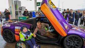 In Pictures: Little Blue Heroes welcome supercars to Donegal Town