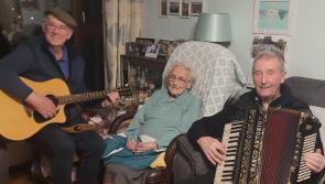 Ruby Druce, 107, enjoys special St Patrick's Day sing-song
