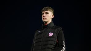 Tiernan McGinty bags debut goal for Derry City
