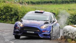 Donegal duo celebrate victory at Loughall Stages Rally