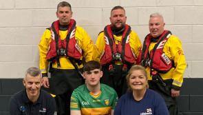 Donegal RNLI volunteers take to pitch at Croke Park


