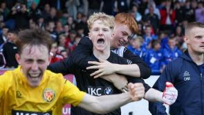 St Johnston's Harry Pearson performs Super Cup NI heroics