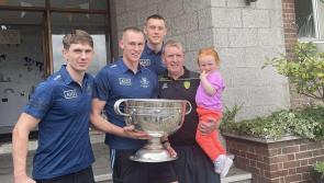 Caoimhe meets All-Ireland champs - and tells them Michael Murphy is still the best