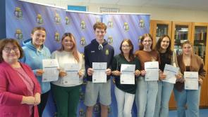 In Pictures: Leaving Cert results in Buncrana - one student obtained eight H1s