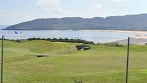 Broken bridge causing danger potential at Portsalon Beach