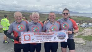 Inishowen charity cycling quartet say ‘thank you’ after raising over €16,000 