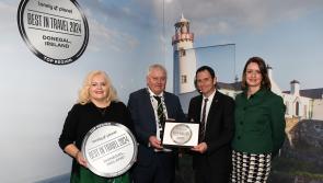Donegal presented with the Top Global Destination Lonely Planet Award