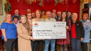Kind-hearted South Donegal couple choose hospice donations over anniversary gifts
