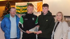 Oisin Gallen 'proud' to pick up Shéamuis Mhic Géidigh POTY award 