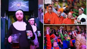 FAN PICTURES: Classic costumes on display at World Darts Championship