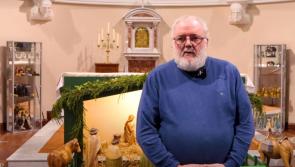 Father Eamonn Kelly invites people to cribs  exhibition in Raphoe