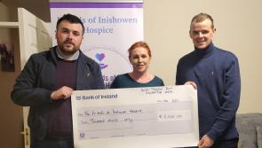  Friends of Inishowen Hospice 'overwhelmed' by €6,000 donation 