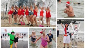 National: Daring Irish dippers make a splash for annual New Year charity swim