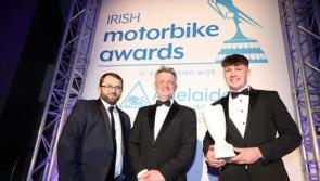 Outstanding Achievement Award for Richard Kerr at the Irish Motorbike Awards
