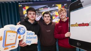Three St Columba’s College students take a role in promoting online safety 

