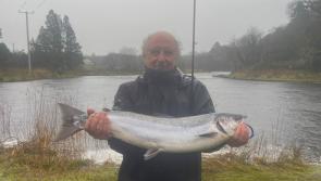 Flood of good wishes for angler who caught the Drowes' first salmon of 2024 