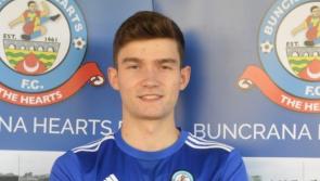 Shaun McDermott departs Buncrana Hearts for Dergview FC in the NIFL 