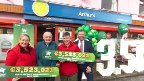 National: Winner still unknown as shop celebrates selling life-changing Lotto ticket worth €3.5m